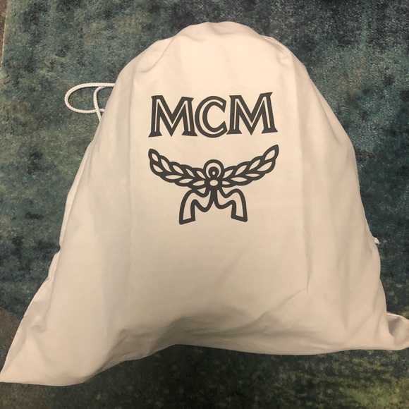 NWT MCM Camel/Black Backpack - Picture 5 of 8